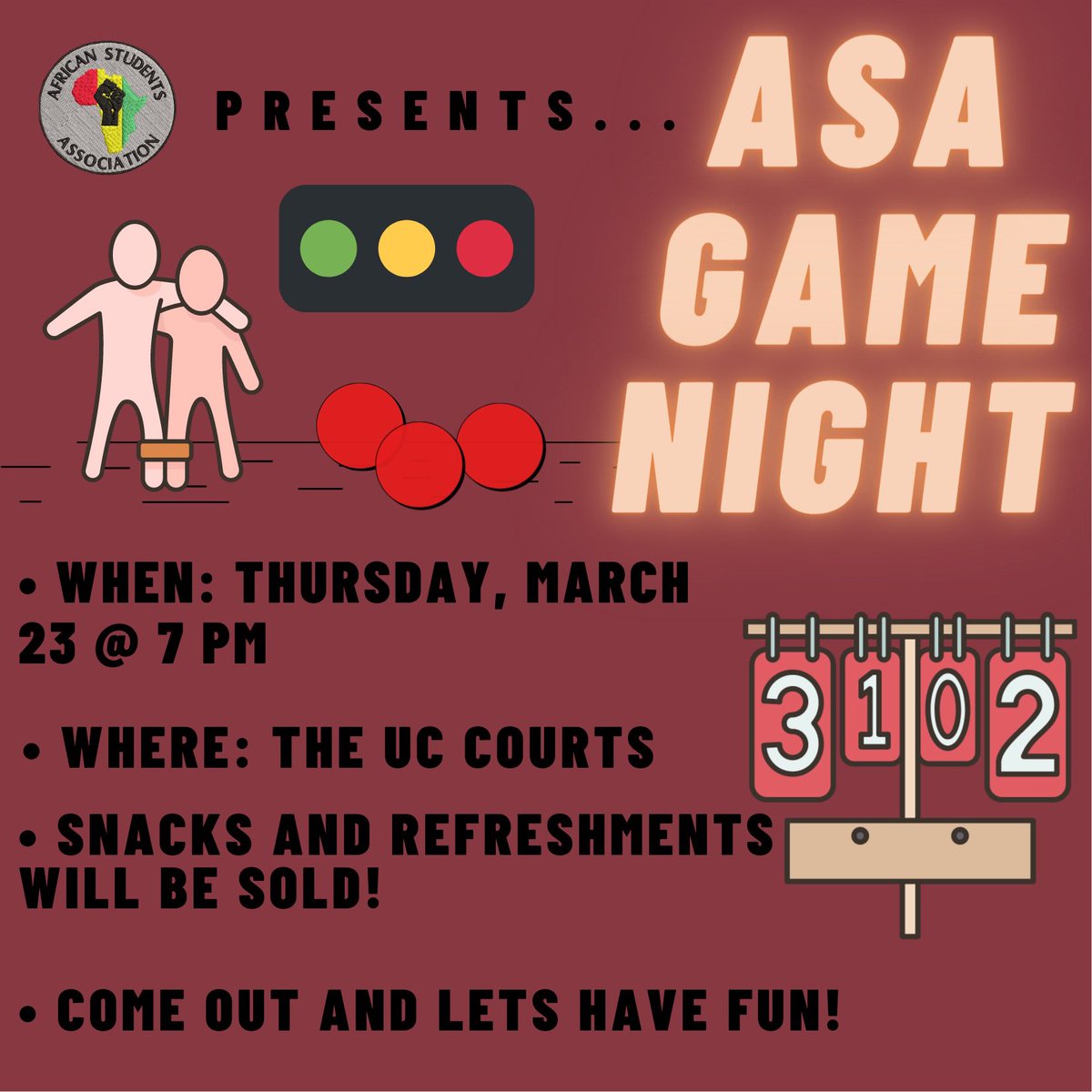 PVAMUASA_'s tweet image. OUR NEXT GBM THIS THURSDAY: GAME NIGHT EDITION!

Be there for the announcements we have regarding everything we have coming up and for a good time!!

This meeting is open to non-members &amp;amp; people that want to see what ASA offers!

#pvamu #pvu #pvamu23 #pvamu24 #pvamu25 #pvamu26