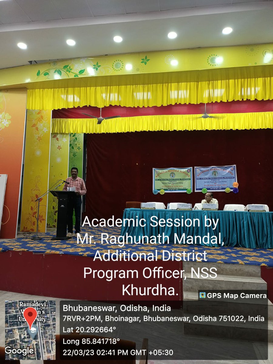 RdwuNss's tweet photo. Inauguration of NSS Special Camp @RDWUniversity. Honourable Vice Chancellor, Chairperson PG Council, Director IQAC and other dignitaries graced the opening event of the 7 days Camp. Quiz Competition and Academic Session was organised for Volunteers. #Day1 https://t.co/xsbLTIizzE