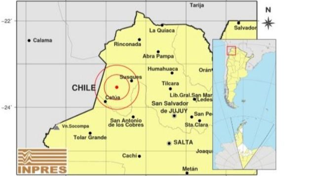eltribuno's tweet photo. Se registró un sismo de 6,4 grados en Jujuy y un alerta de Google generó preocupación en Salta

https://t.co/d4FOheBZ3W https://t.co/RHPibJfMuY