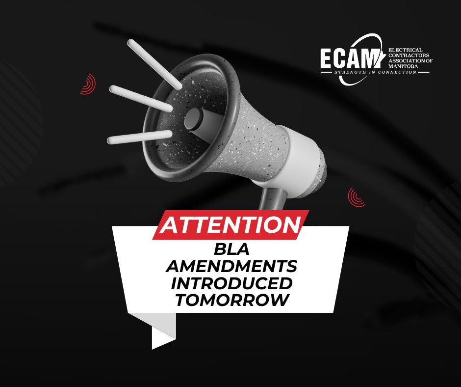 Exciting news 🎉 Amendments to the Builders Liens Act are being introduced for first reading tomorrow.  

ecamb.ca/bla-amendments…

#ECAM #ECAMMembers #promptpayment