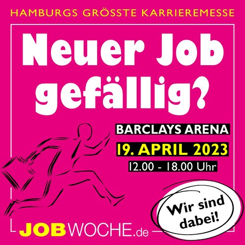 Informieren Sie sich über unsere Karrieremöglichkeiten bei The Data School Germany und besuchen Sie uns auf der....

👉 Jobmesse Hamburg im Volksparkstadion. Stand 78 - 25. März 2023 von 10 bis 16 Uhr

👉 JobWeek Hamburg in der Barclays Arena - 19. April 2023 von 9 bis 18 Uhr