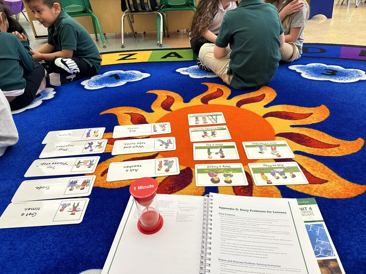 LaurenToffel's tweet photo. We love working in teams. Emotion problem solving stories! We read a problem about a Prince or Princess and each team discussed which solution would be best to help! We all shared answers and explained them!#rm206 #jmfeclc #TogetherWeCan #SEL @kimsw2871 https://t.co/6RHhpDyrB3
