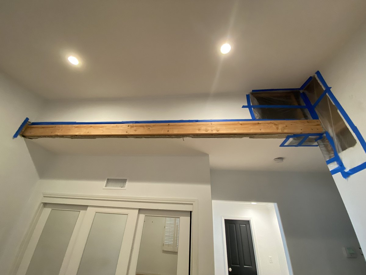 AlphaStructural's tweet image. Check out the newest support beam installed in this home. Now the homeowners can be assured their home is fully supported!

#Construction #StructuralIntegrity #SupportBeam