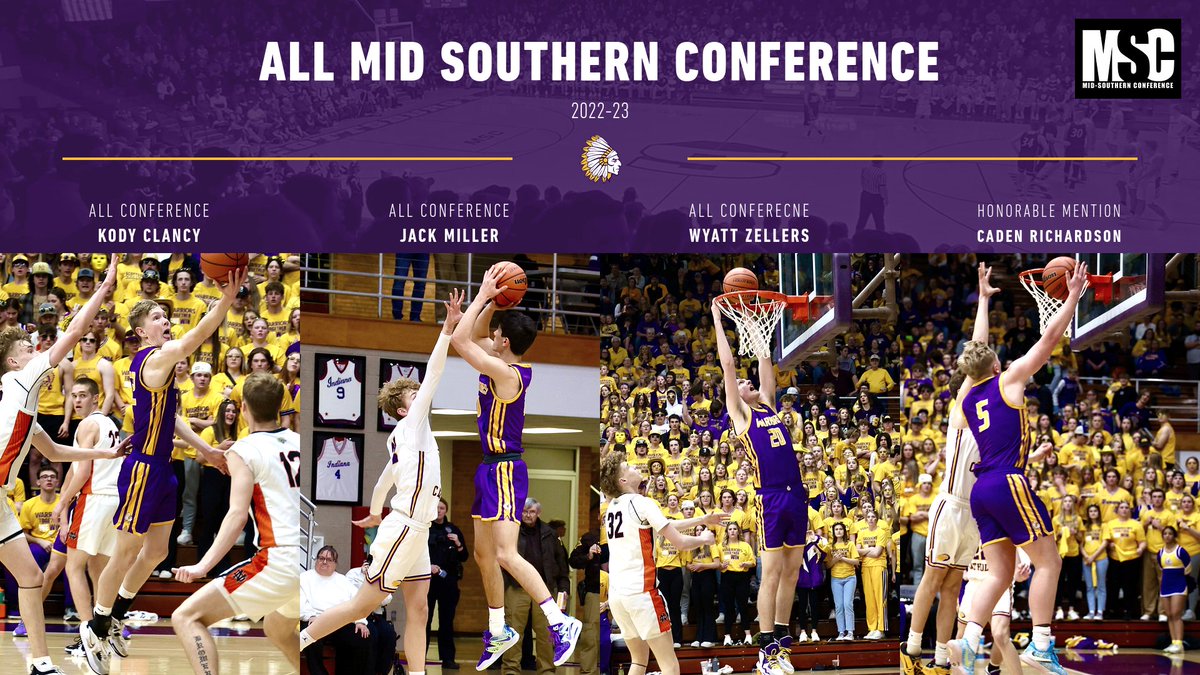 Congratulations Kody Clancy, Jack Miller &amp; Wyatt Zellers on being selected All Conference and Caden Richardson on being Honorable Mention!