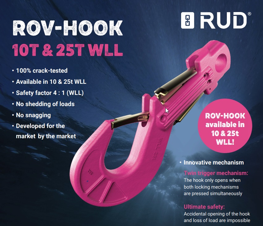 RUD ROV Hook &amp; why it offers Ultimate Safety in Subsea Lifting

Learn more: ow.ly/m2Hl50Np7UG

#subseaengineering #subsea #subsealifting #offshore #offshoreoilandgas #rov #rovhook #engineering #liftingsolutions #lifting
