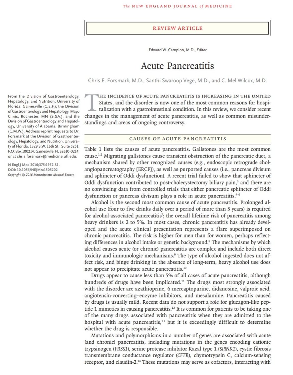 SOMELaguna's tweet photo. Pancreatitis Aguda 👌🏼

📚NEJM

DOI: 10.1056/NEJMra1505202

Acceso a articulo completo ✅🆓️
https://t.co/pdXNGVQqPA https://t.co/kdETIF7VPv