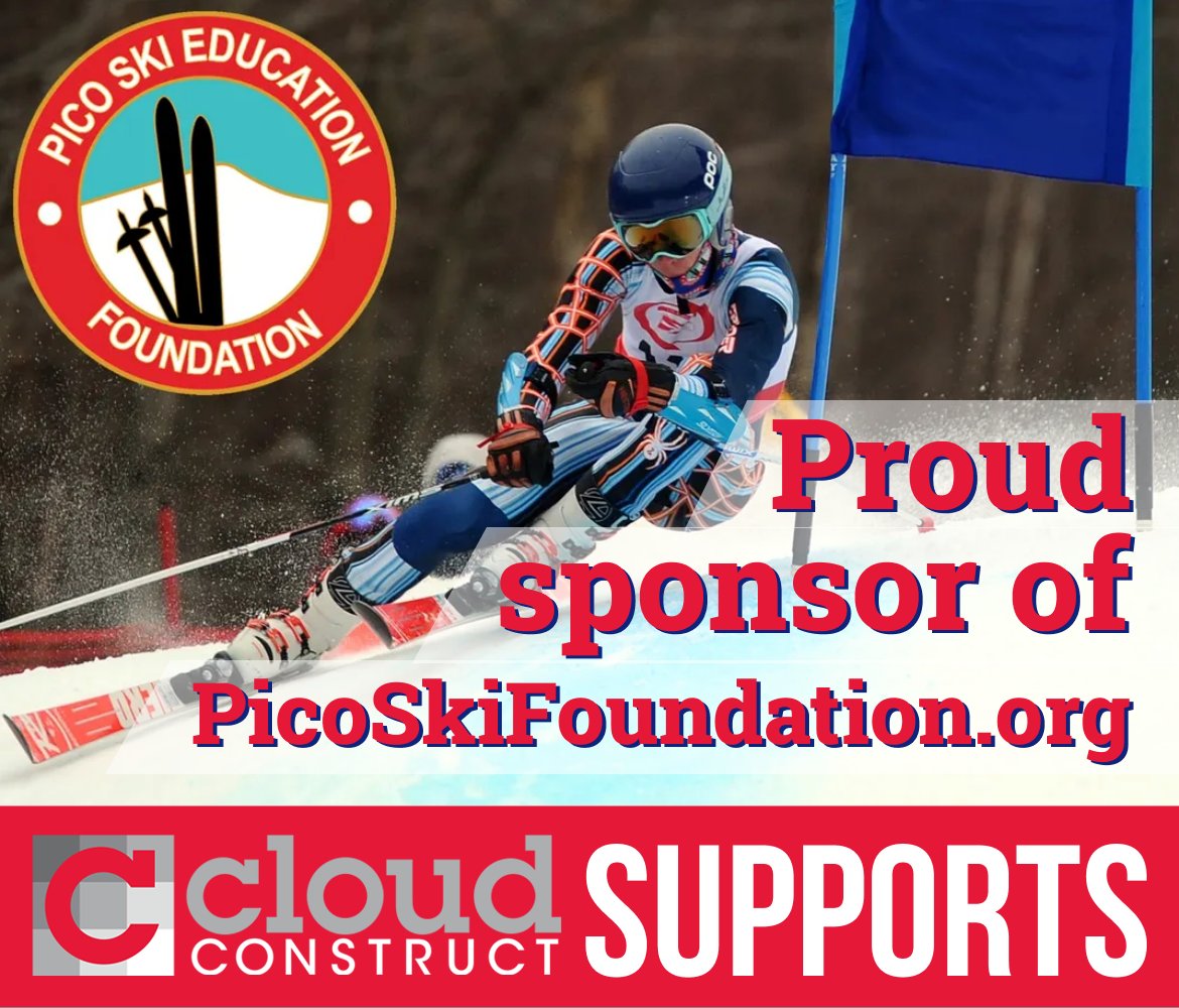 Cloud was pleased to be a sponsor of the recent auction event for the Pico Ski Education Foundation. PSEF offers several racer scholarships to deserving PSC athletes to help further their athletic development &amp; pursue their dreams of ski racing. picoskifoundation.org
