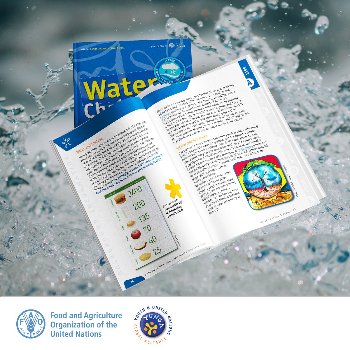 Water is life. EVERY human, animal and plant on this Earth needs water.💧

Let's think about how to share this precious resource fairly &amp; sustainably so that everyone has enough healthy water! Tell us how you will help preserve water in your home.👇

#WorldWaterDay #WaterAction