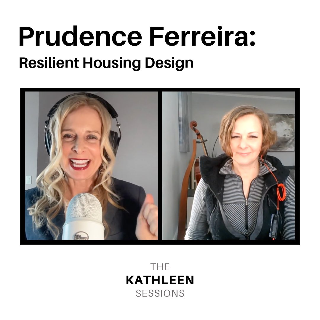 For the love of design &amp; engineering &amp; humanity… that’s what we tapped into in this episode. Prudence Ferreira dives into the building science of passive design &amp; creating incredibly resilient housing that can better withstand evolving climate &amp; energy fluctuations. 🔗 in bio