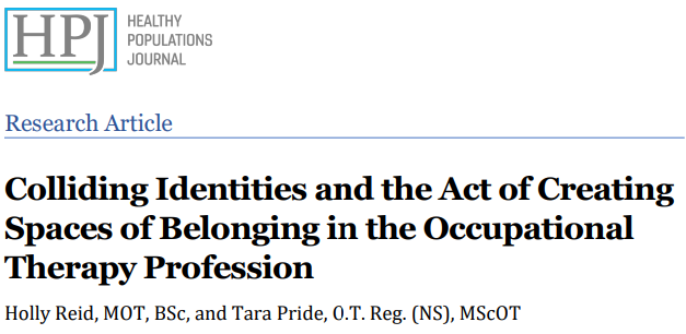 DalHPJ's tweet photo. @curious_OT &amp; @tarapride_ on creating community: “We must begin to highlight this additional “invisible” work to create systemic changes and solutions and ease the burden for diverse peoples entering the [OT] profession.” #IndigenousHealthMatters #DalHPJ https://t.co/eAE76Jsplo https://t.co/UUYRavbTfA