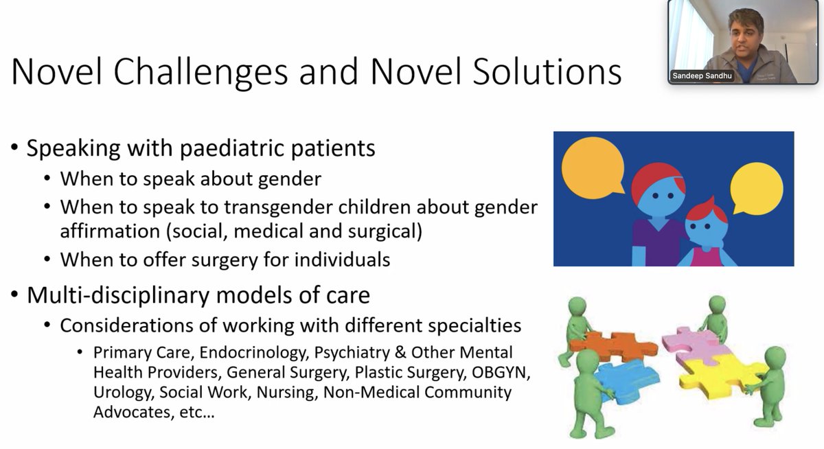 Awesome grand rounds this morning by our Gender Affirming/Genital Reconstructive Surgery fellow, Dr. Sandeep Sandhu

Interdisciplinary applications of gender-affirming reconstructive techniques to augment adult and pediatric uro/urogyn surgery.