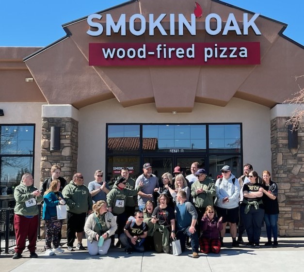 SmokinOak_GJ's tweet photo. Pi Day 2023 was a great success!

We made 1,096 wood-fired pizzas for our community! But, most importantly, we raised $2,500 for Steppin' It Up! 

Also, a big thank you to our customers and vendor partners for contributing to our fundraiser! 

#piday #fundraiser #grandjunction https://t.co/r9H6lbnQdF