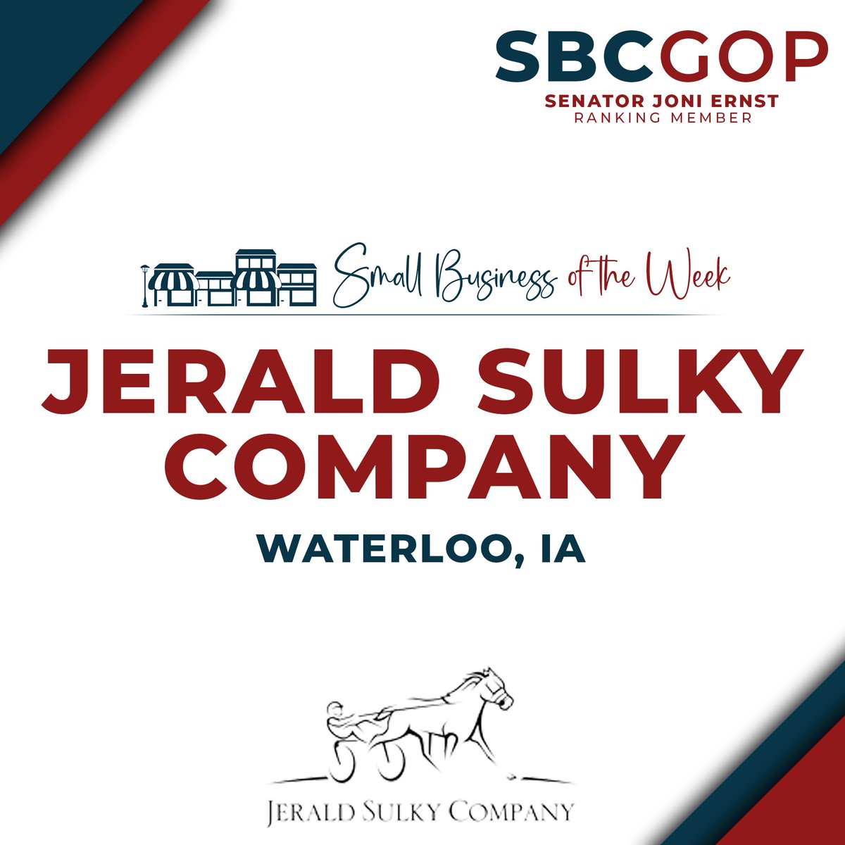 Joni Ernst on Twitter "NEW is the Jerald Sulky