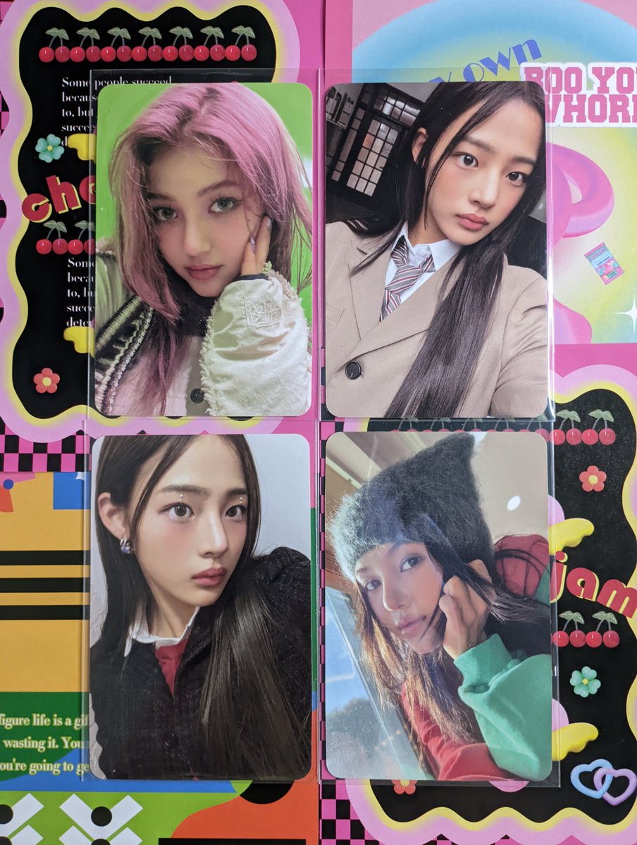 _cheesells's tweet photo. wts lfb ph #cheesells
MAKE YOUR OWN SET FOR ₱299.00
- 4 photocards
- must get 2 from each photo
- mint
- onhand
- will send condi vid
- RCBYT
reply / dm to claim
t. newjeans nj photocard pc weverse omg tingi haerin hanni danielle dani minji wtb lfs https://t.co/9AwzxK0dzW