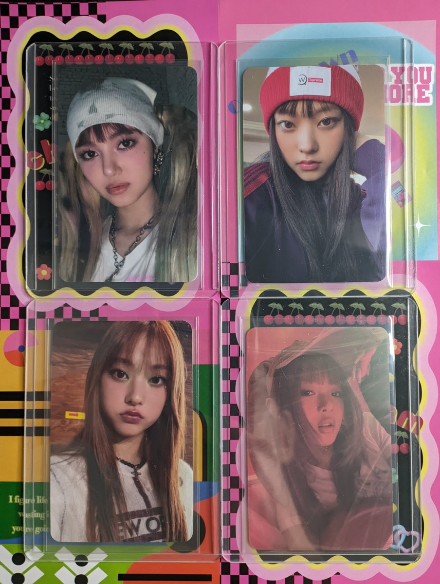_cheesells's tweet photo. wts lfb ph #cheesells
MAKE YOUR OWN SET FOR ₱299.00
- 4 photocards
- must get 2 from each photo
- mint
- onhand
- will send condi vid
- RCBYT
reply / dm to claim
t. newjeans nj photocard pc weverse omg tingi haerin hanni danielle dani minji wtb lfs https://t.co/9AwzxK0dzW