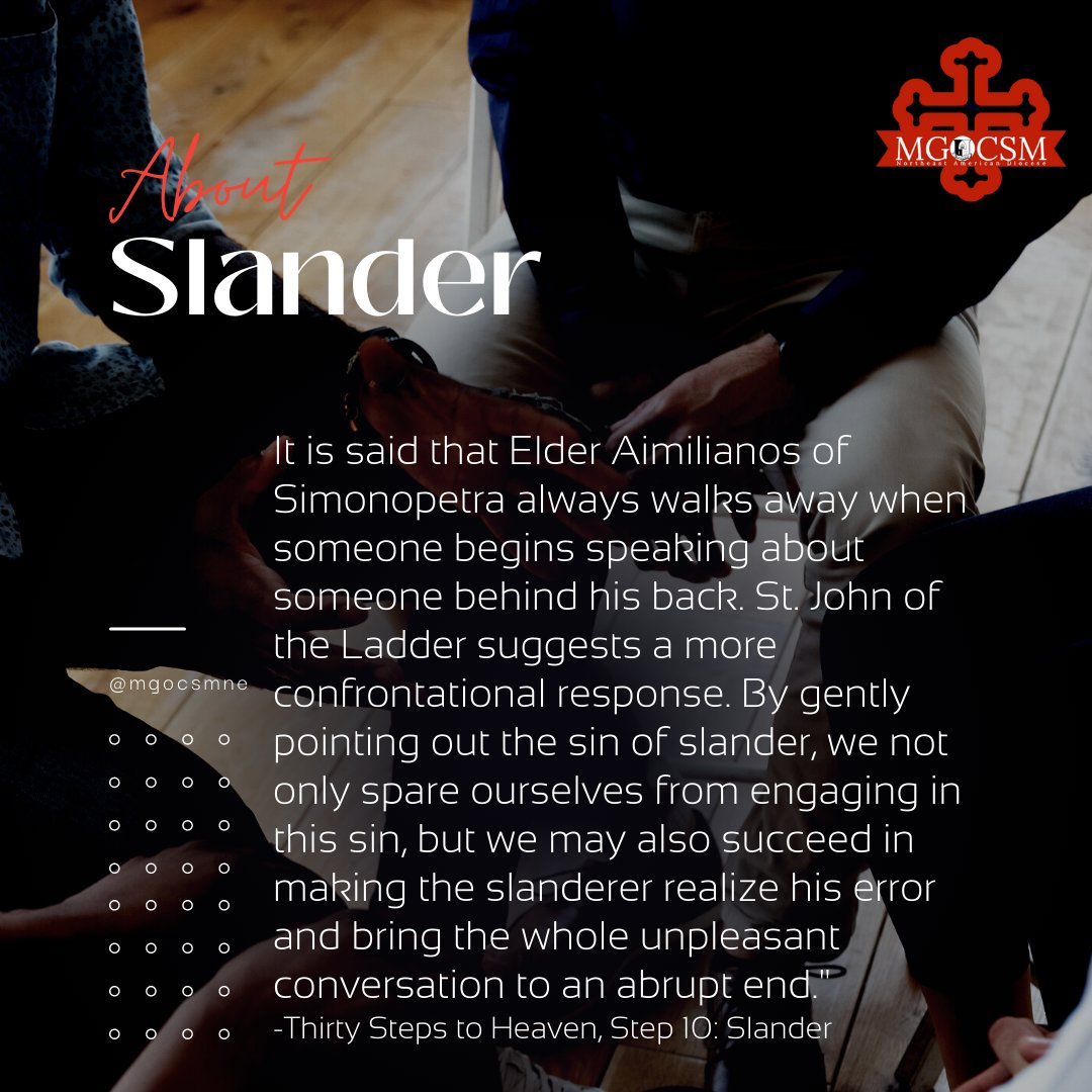 mgocsmne's tweet image. #meditationseries #stepten #slander #theladderofdivineascent #thirtystepstoheaven #greatlent #mgocsmne #worship #study #service #malankara #orthodox #orthodoxy #churchfathers #saints #christian #christianity #ancientfaith #faith #hope #love #spirituality #prayer #jesusprayer