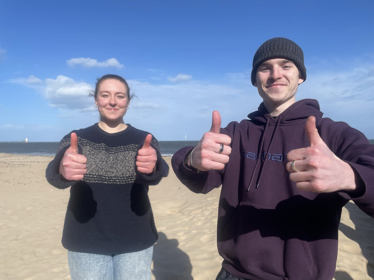 janine_maddison's tweet photo. #NclLive that's a wrap.  No words to describe how proud I am of the @newcastlemarine students who  delivered their very first live fieldwork broadcast today, wonderful behind the camera work from our live producer too.  So professional even in windy conditions. #fieldwork https://t.co/VG1agMy6Qz