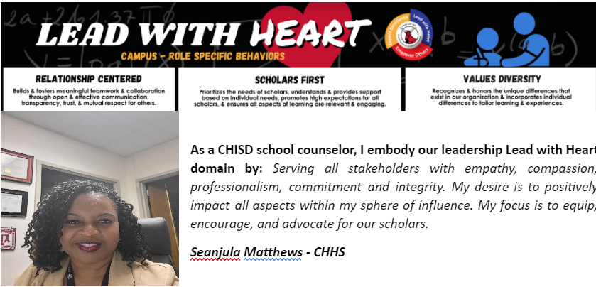 CHISD Counseling Services (@chisdcounselors) on Twitter photo CHISD Counselors Lead with Heart! <a href="/cedarhillisd/">Cedar Hill ISD</a> #LeadingCHISD <a href="/Cedar_Hill_HS/">Cedar Hill High School</a> <a href="/seanjula/">Mechelle Matthews</a> CHISD Counselors Lead with Heart! <a href="/cedarhillisd/">Cedar Hill ISD</a> #LeadingCHISD <a href="/Cedar_Hill_HS/">Cedar Hill High School</a> <a href="/seanjula/">Mechelle Matthews</a>