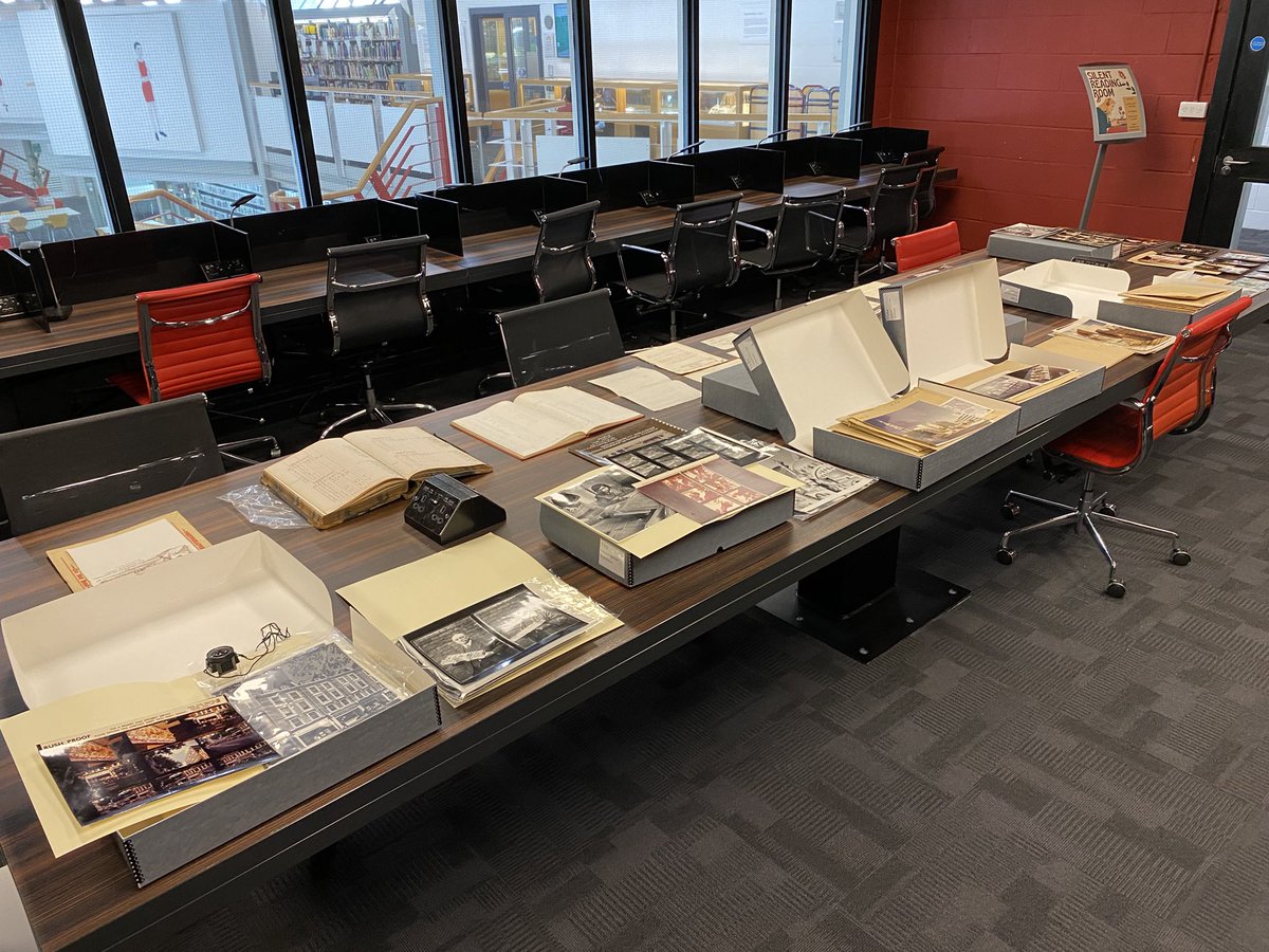 thorparchiveaub's tweet photo. A wonderful day welcoming Nick Mines and Alec Saunders from Atom to view the Thorp Archive. Atom purchased Thorp in 1995 and have kept John Thorp’s incredible legacy alive ever since. 140 years this year! https://t.co/ZbB5AyoL5D