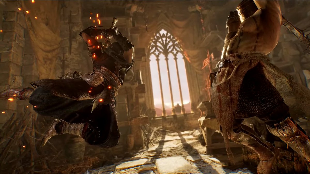 Oh man #LordsOfTheFallen is looking incredible on #UE5 🤩

*Screencaps from #GDC2023 

#StateofUnreal