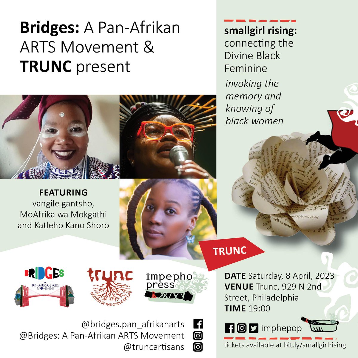 gamble_dorothea's tweet photo. WORLD POETRY DAY " Smallgirl Rising

We want to see a world that is healed, or at the very least...in a dedicated pursuit of communal healing.
Check trunc,net for details. This will be an experience!! https://t.co/kf9pnQZf3l
