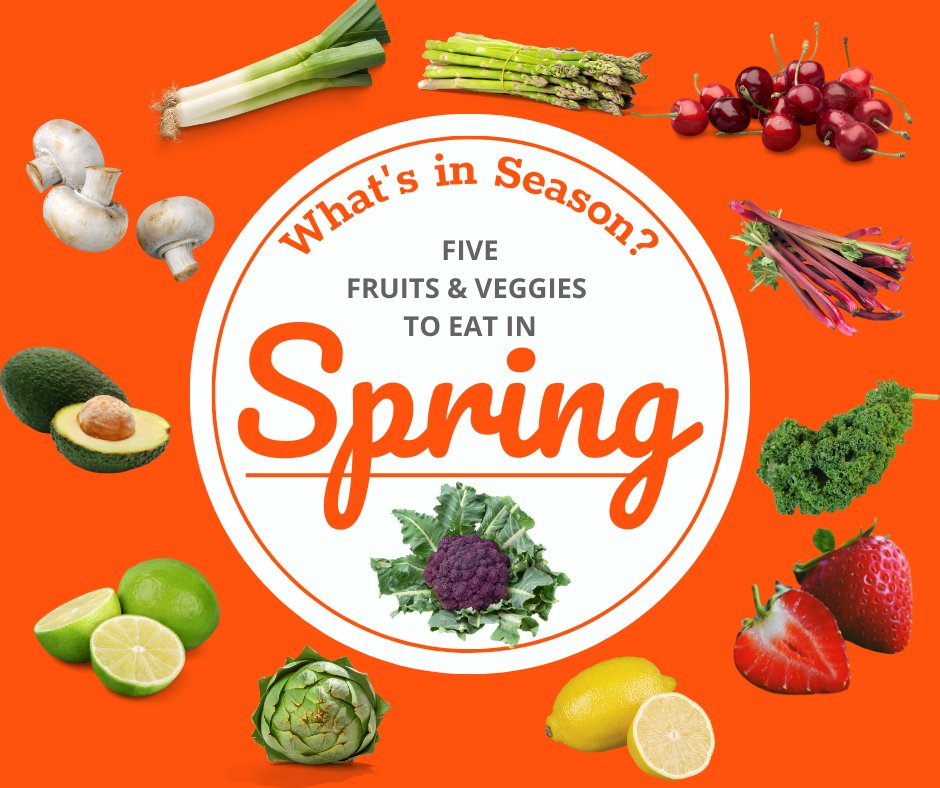 TheCozymeal's tweet photo. Did you know that purple broccoli exists? It’s one of the many #vegetables that grows best during #spring. Swipe to discover more fruits and veggies that are in season! 🥗🥦🍓

Find more spring #recipe inspo at the #Cozymeal magazine: https://t.co/1GY2DqazrM https://t.co/X0hc59sC2f
