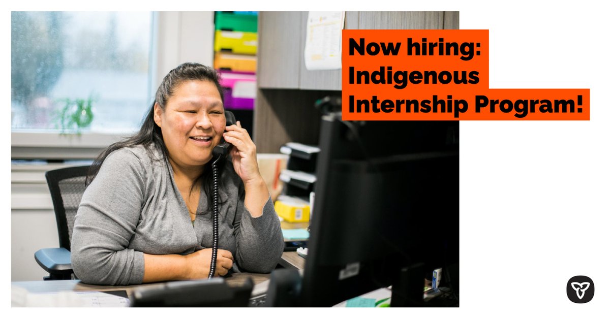 IndigenousON's tweet photo. 💼 PAID INTERNSHIPS: If you’re a recent graduate who self-identifies as Indigenous (First Nations, Métis or Inuit), apply to the Indigenous Internship Program (IIP)!
Apply today: https://t.co/5S4DY8Pzit
#OPSatWork #PaidInternships #InternshipOpportunity #JobAlert #HiringNow https://t.co/dXbBEBdHrJ