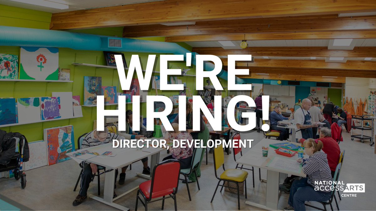 AccessArtsCA's tweet photo. The National accessArts Centre is currently hiring for Summer Studio Facilitators and a Director of Development!
For more information, visit career opportunities on our website https://t.co/PT3jKKSFSP
#YYC #YYCArts #YYCArtists #JobOpportunityYYC #AccessIsNeeded #AccessibleArts https://t.co/f9uRDjD5Yd