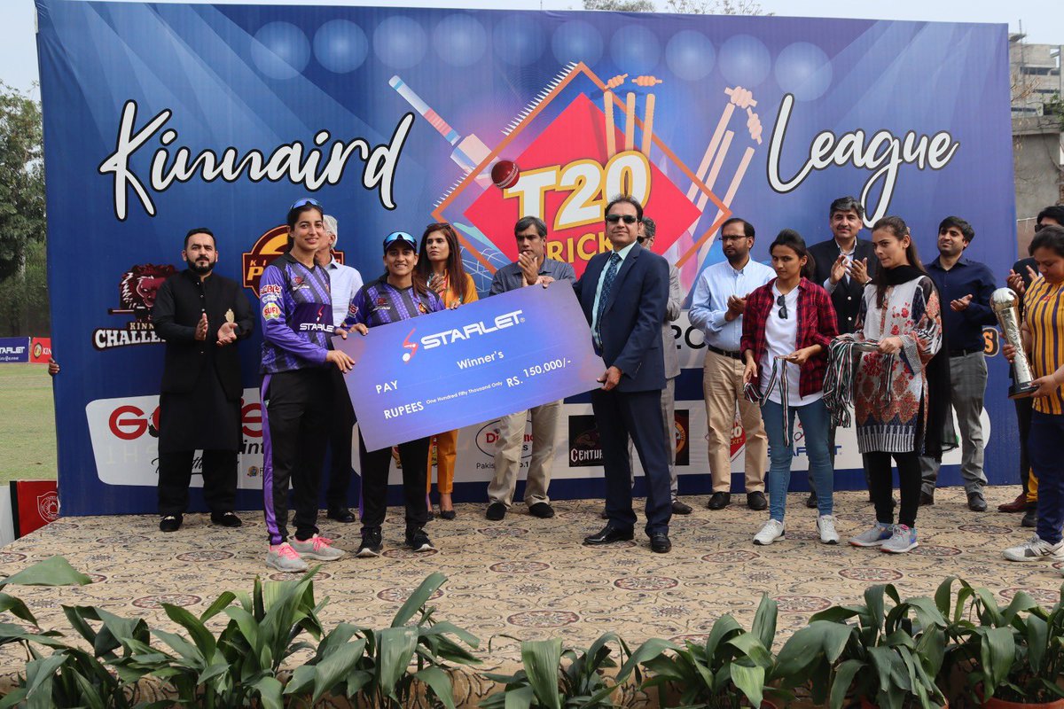 Another cricket event at Kinnaird 🏏

Kinnaird Challengers won in Super Over 
@iramkhan210 led her team from the front- declared player of the match for scoring 60 runs 
What an exciting Final to witness 
#teamchallengers 
Thanks to all our supporters to make it a huge success -