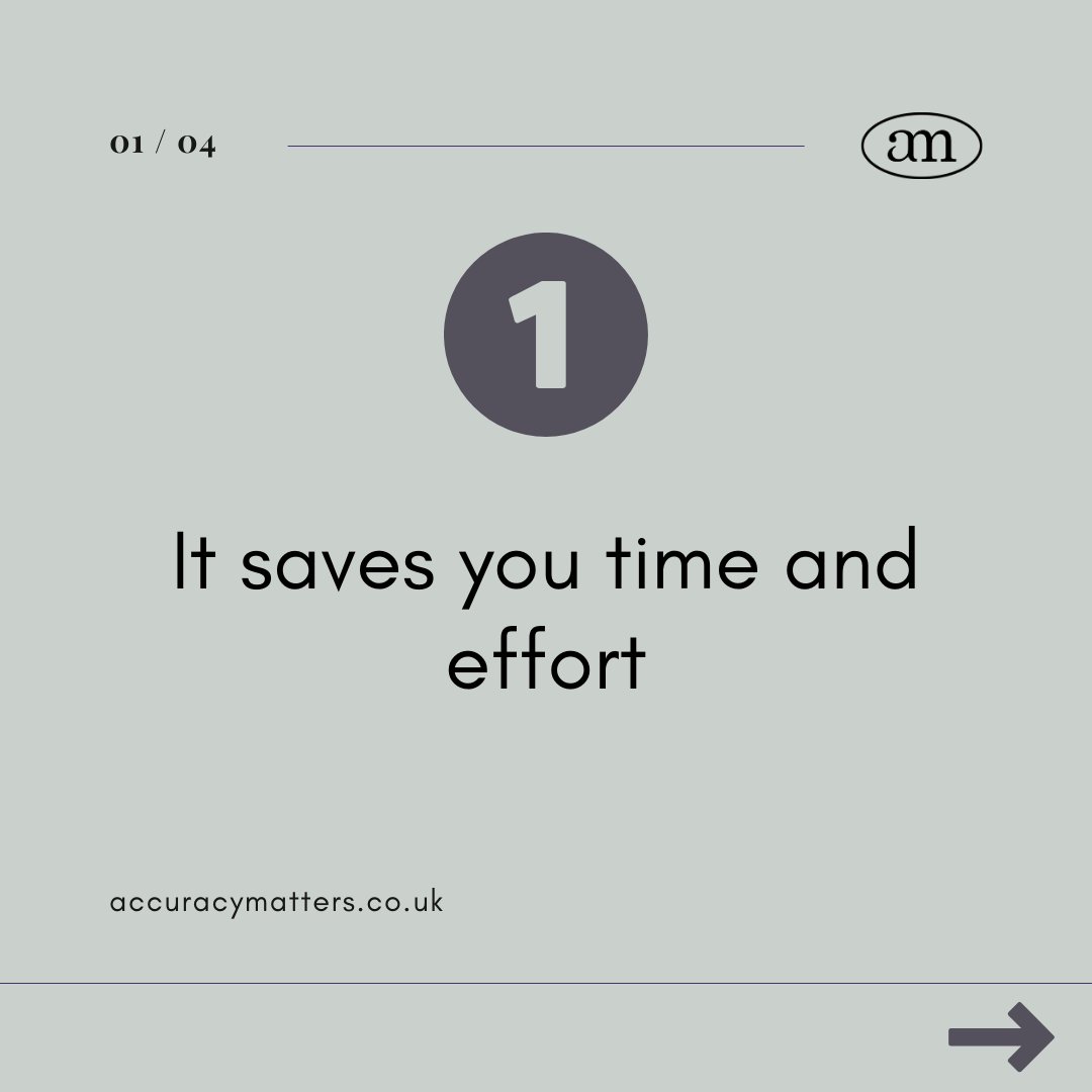 AccuracyMatters's tweet photo. Proofreading can be a stressful task, especially if you’re managing conflicting priorities and working to tight deadlines! ⏳

So here are three ways professional proofreading can benefit you.

#proofreading #proofreader #copyediting #agencylife #communications #marketing https://t.co/DEYnVnzuKU