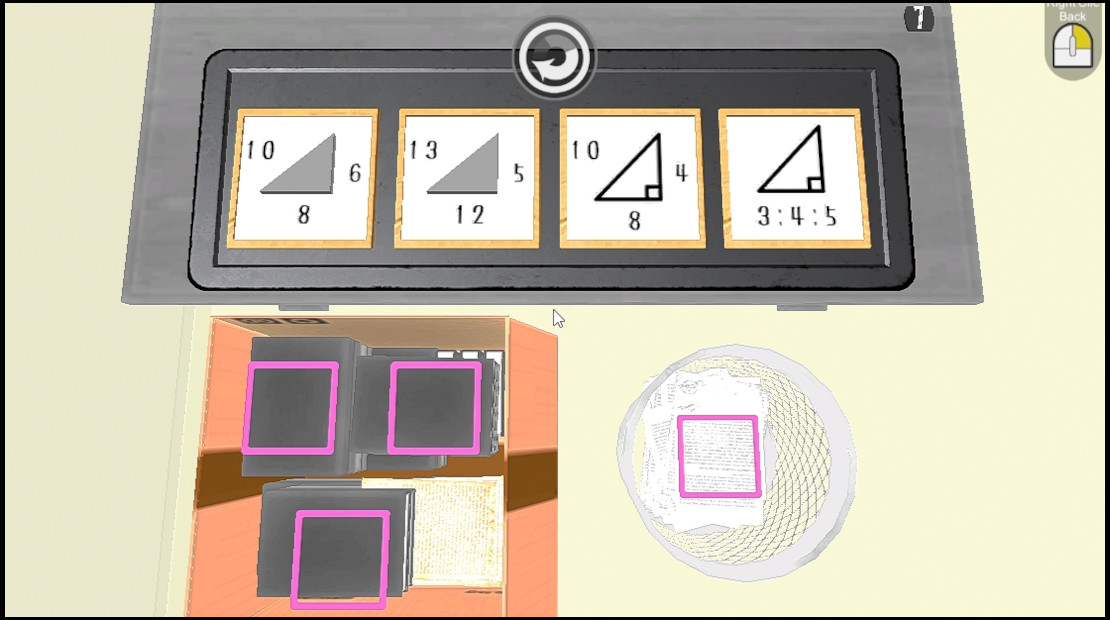 karvan1230's tweet image. Incorrect items go to the trash can on the right.

The answer is:
karvan1230.itch.io/wt

[Escape game &quot;W.T.&quot; popular distribution]
#adventure #indiegame #mathsquiz #WT