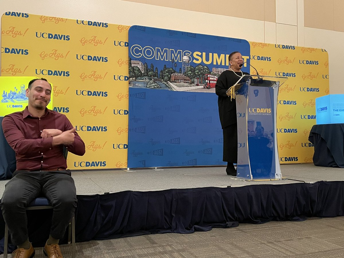 karlafung's tweet photo. Really excited to hear from @cassandrapye’s “Survival Skills for the Modern Communicator” at #UCDCommsSummit https://t.co/RhhuZjRGKN