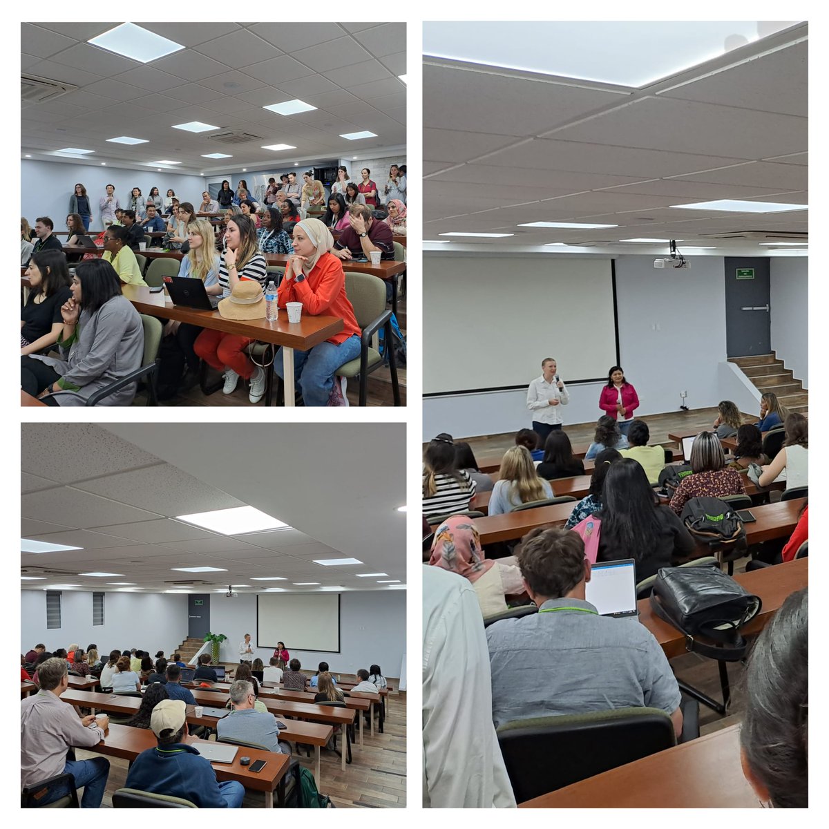 JulieVlas's tweet photo. What a turnout! Thanks everyone for showing up!
And thanks Nele Verhulst for leading our Global Coffee Morning in Obregón, Mexico @CIMMYT
#WiCS #GlobalWiCScoffee https://t.co/HwIiOWgGOq