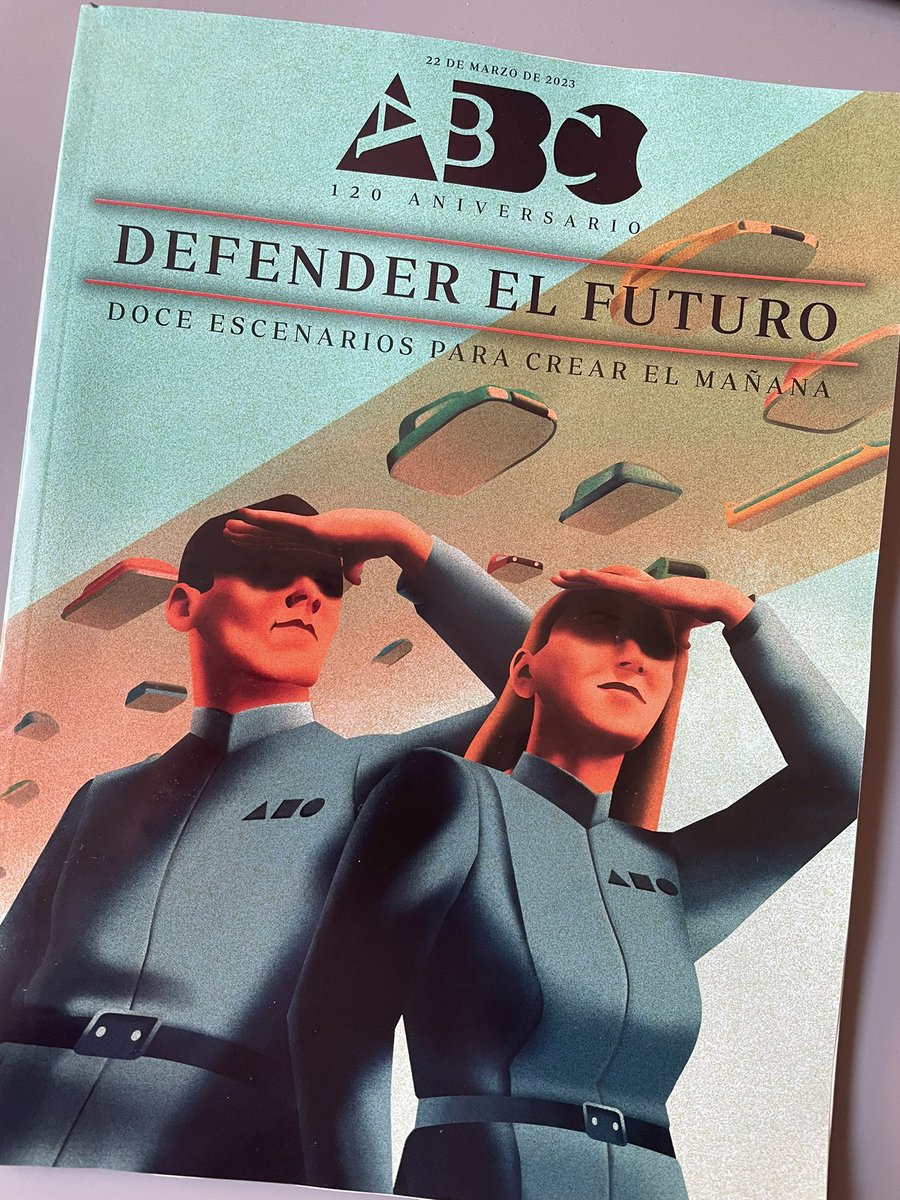 rosenrod's tweet photo. Alegría de miércoles: tener el privilegio de cerrar el estupendo especial de @abc_es por su 120 aniversario, donde lanzan una mirada a 12 escenarios de futuro llenos de talento joven y prometedor. Aunque, como escribo, atisbar el futuro no sea cosa fácil 😉#abc120 https://t.co/ayA82FYhW8