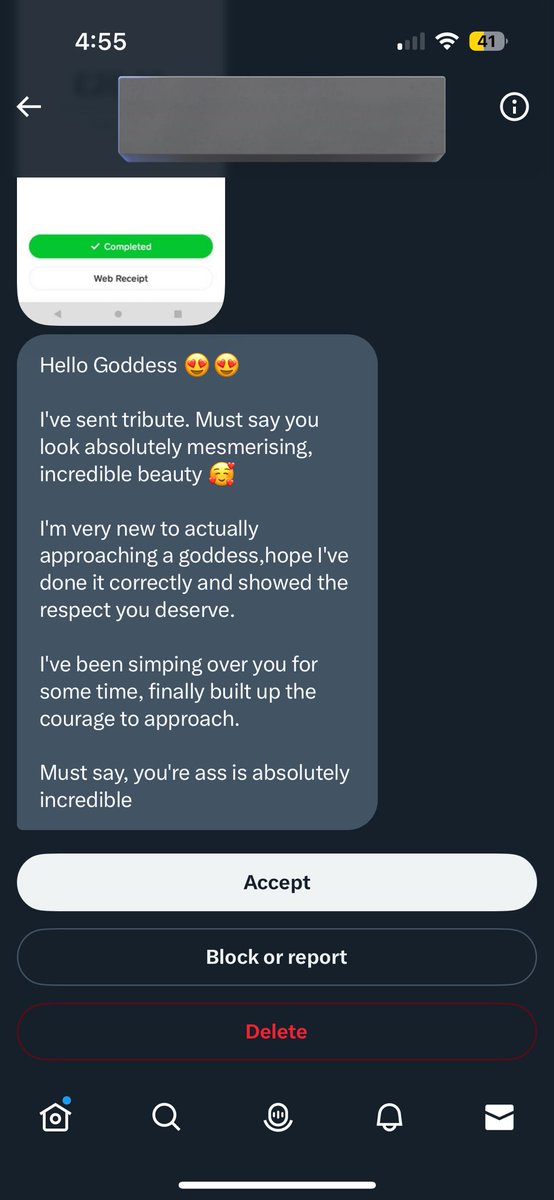 Elliequeenxxx's tweet photo. Take notes. 

This is the perfect way to approach and will make me put a lot more time and effort into getting to know you. 

Respecting a domme will get you far https://t.co/NYdqJl7PB1