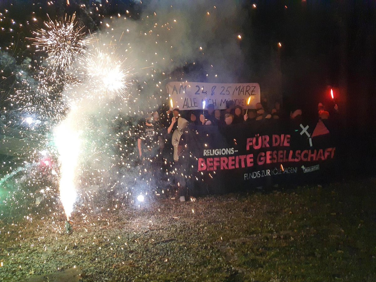 Fundis zu Hölle jagen! Kommt am 24. &amp; 25. März nach München! Gegen den Marsch fürs Leben und für das Paradies auf Erden!

Weitere Infos findet ihr bei paradiesauferden.noblogs.org 

#muc2403 #muc2503