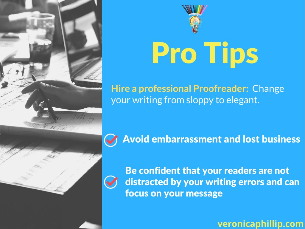VphillipCptc's tweet image. At ProTech Write & Edit Inc., we listen, engage and build relationships.veronicaphillip.com
#knowledgecontent #textediting #proofreadingservices