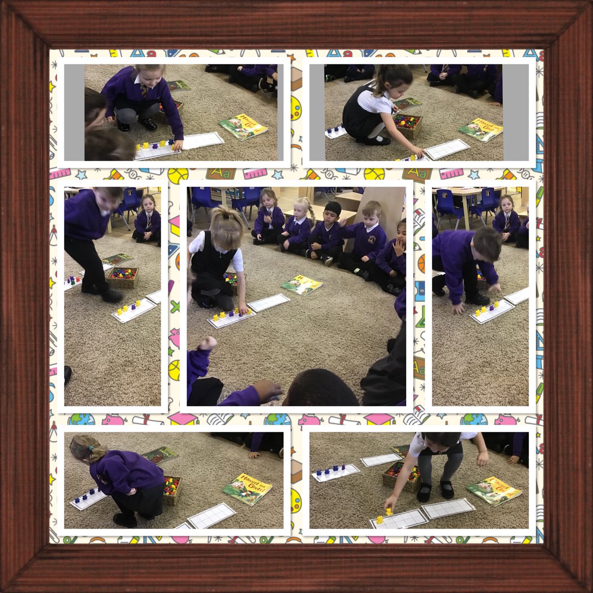 Story time vote! We used ten frames to help us to figure out which story book got the most votes and which got the least. Things became very tense and exciting near the end! #practicalmaths #tenframe #loveschool #eyfs