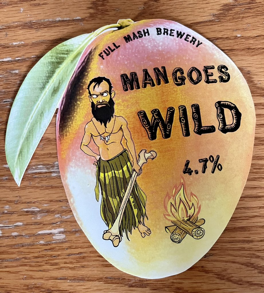 An exciting new #beer #realale from Full Mash Brewery MAN GOES WILD! Yes, OPEN THU, FRI, SAT 5-10pm. See you soon! Greg #Beers 
#realale #realalepub #caskbeer #micropub #cider #gin #wine #whisky #draycott #breaston #borrowash #longeaton #sawley #ockbrook #derby #nottingham