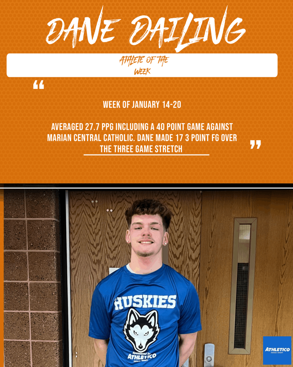 HarlemHuskiesAD's tweet photo. Catching up on out @athletico Athlete of the Week posts. Congratulations to Dane for his awesome performance the week of January 14-20💙🤍 https://t.co/IHBjgEBCqP