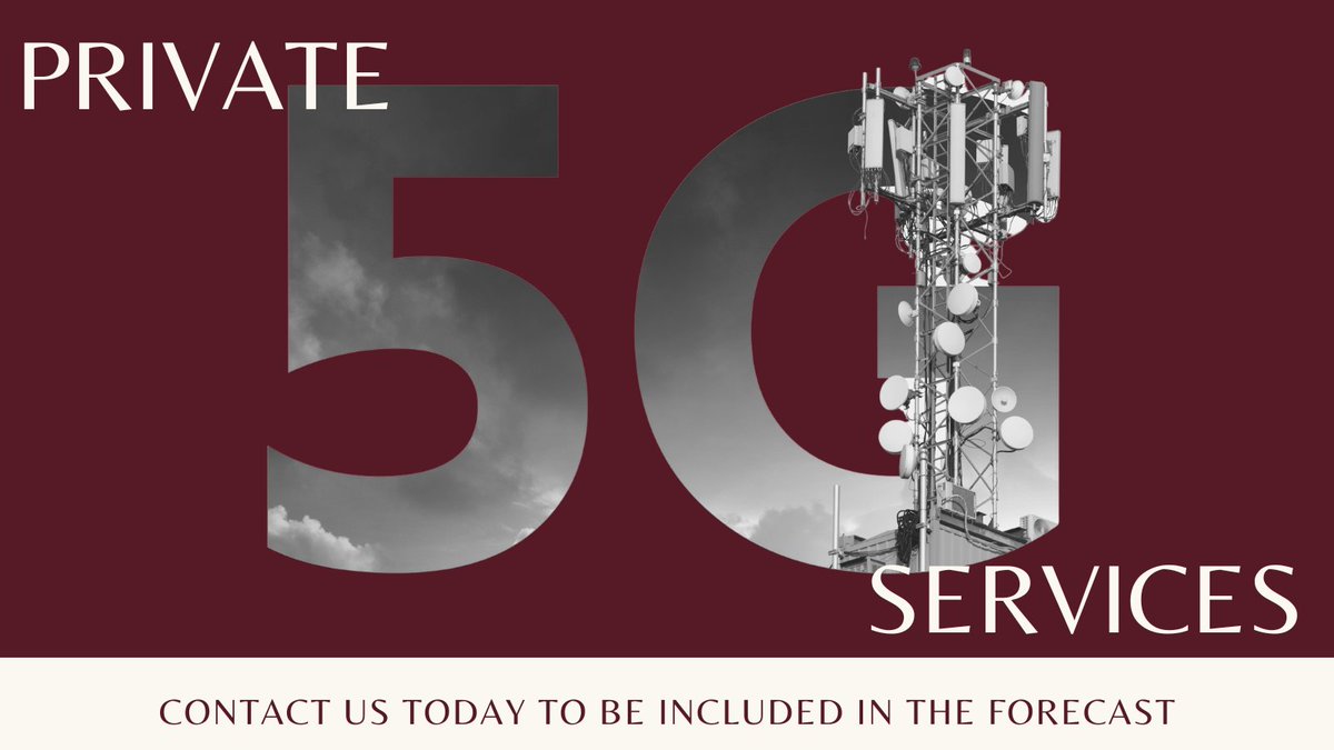 Introducing our upcoming Private 5G Services Report, premiering July 7, 2023. We are contacting companies that will be managing services to include in our forecast—contact us today if you would like to be included at info@mobile-experts.net. 
#Private5G #5G #telecommunications
