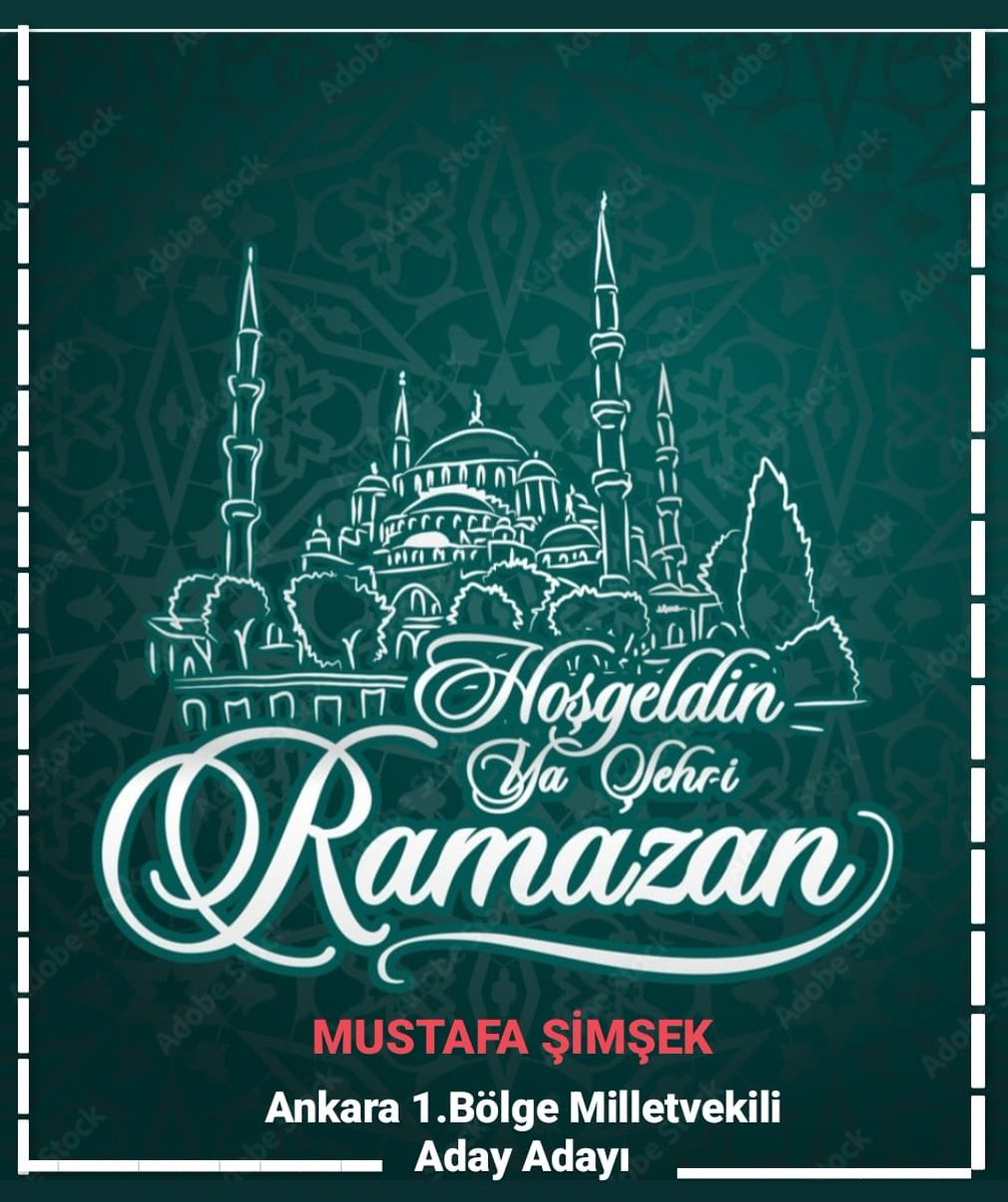 Mübarek Ramazan ayı gönüllerimizi mutlulukla doldurmaya, sevgi bağlarımızı yeşertmeye, sofralarımızı bereketlendirmeye geldi.
🌙Hoş Geldin Yâ Şehr-i Ramazan! <a href="/gelecekelmadag/">ELMADAĞ İLÇE BAŞKANLIĞI</a>