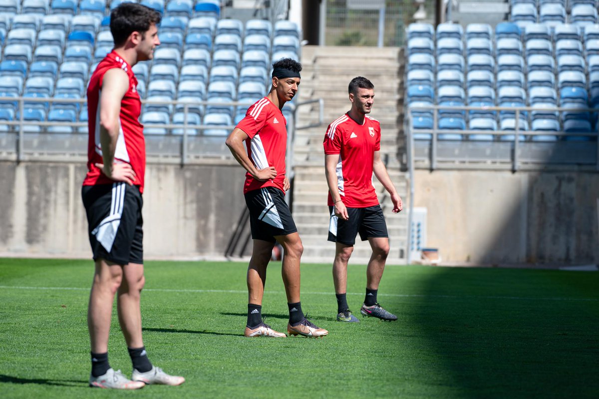 GibraltarFA's tweet image. 📸 Preparations for your 🇬🇮 Men’s National Team are well underway in the Algarve ahead of this Friday's clash against 🇬🇷 for their UEFA Euro 2024 European Qualifiers‼️