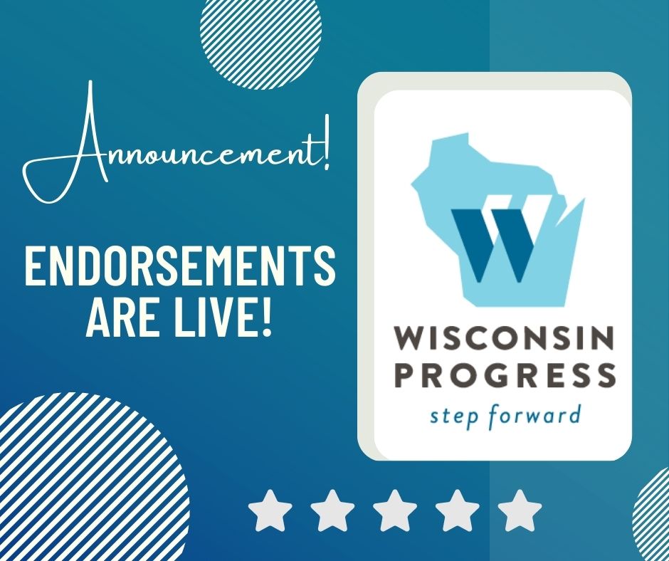 WIProgress's tweet image. We’re excited to tell everyone that our endorsements are officially live! Our endorsements span across the state for numerous elections this spring. Visit wisconsinprogress.org/our-candidates to check out the list of excellent candidates!
#endorsements #vote #springelections #stepforward