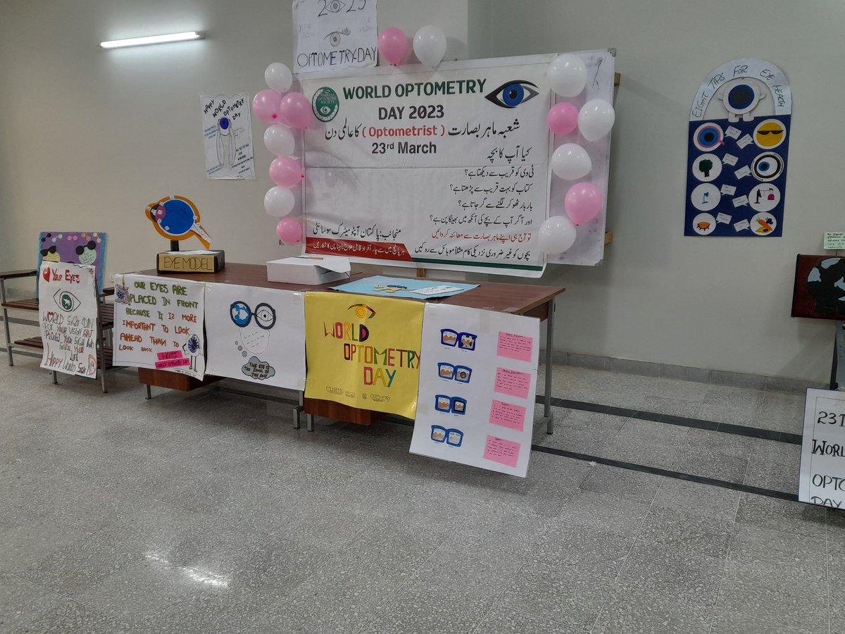 ZeeshanShahida's tweet photo. On this occasion of World Optometry Day take a pledge to always put your sight first and protect it. Happy World Optometry Day. https://t.co/LafatRYUxT