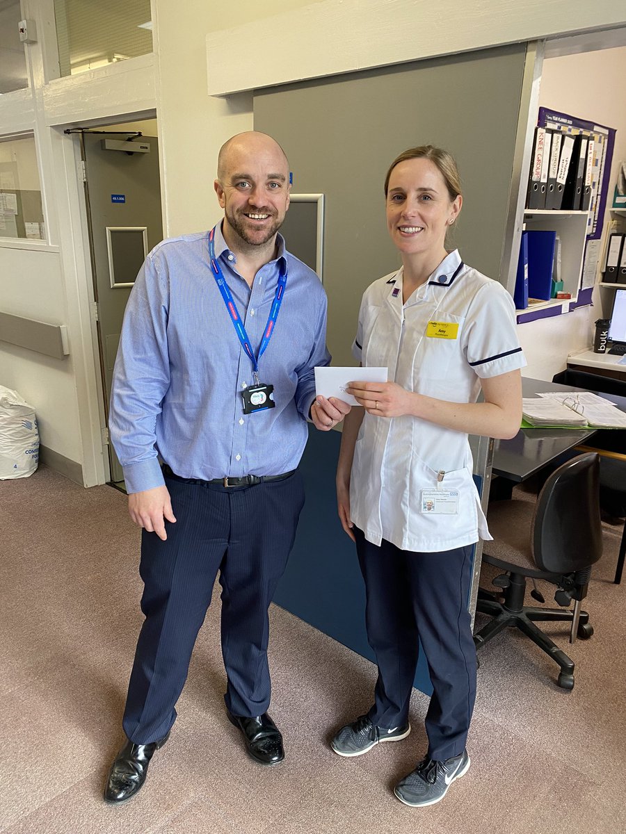 Fantastic to see Amy - one of our Advanced Physio’s in MSK receiving her Care Award today, for her excellent care and treatment, nominated by the mother of a paediatric patient. Congratulations 👏 👏 @JennyRicketts2 @angelabrooke15 @KirstyC1977 #AHPs #Buckshealthcare