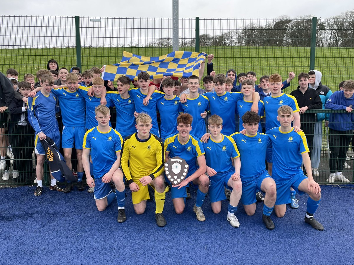 SportBGS's tweet photo. The winning team! Proud of this bunch of boys!  Mr Nesbitt and Mr Hart https://t.co/ei4eG1K0OO