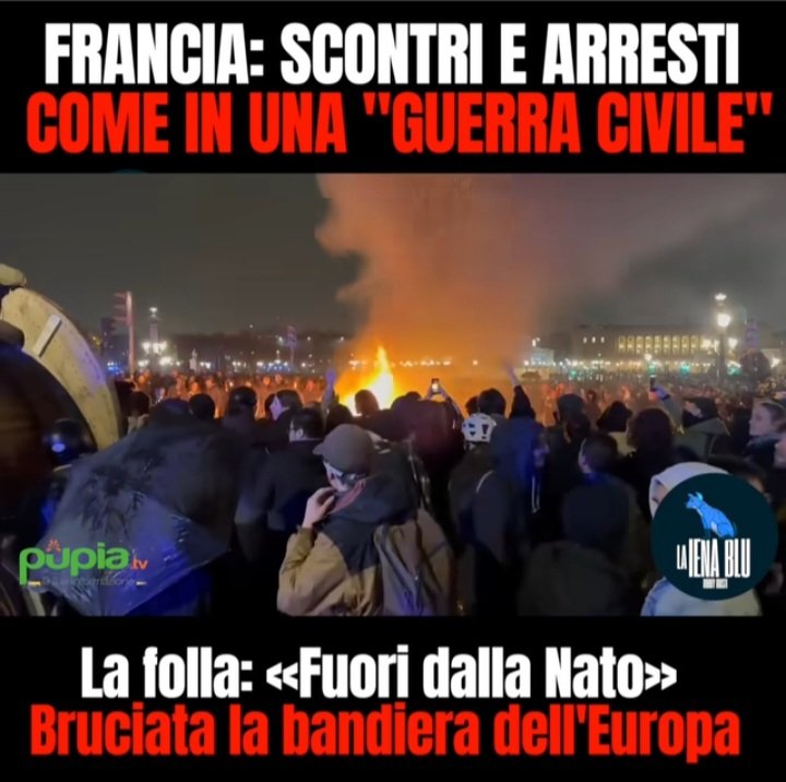 AdrianoSegatori's tweet photo. Il popolo francese, incazzatissimo, ha emesso un mandato di cattura nei confronti di Macron, reclamando la sua decapitazione. I soliti esagerati. Nel mio video riguardante il suo profilo mica chiedevo questo. Comunque la sua pericolosità è ormai più che confermata ufficialmente. https://t.co/2bRHvlumcP