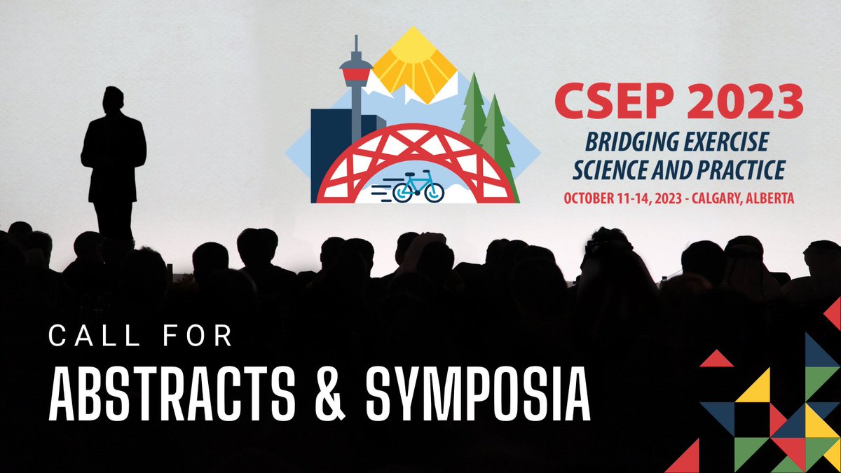 CSEP is now inviting #abstract &amp; #symposia submissions for #CSEP2023 in #Calgary! 🥁 This is a great opportunity to have your work recognized by some of the top #exercise professionals in 🇨🇦! 

🗓️ Symposia due April 21
🗓️ Abstracts due June 1

Learn more: buff.ly/3LHdVJI
