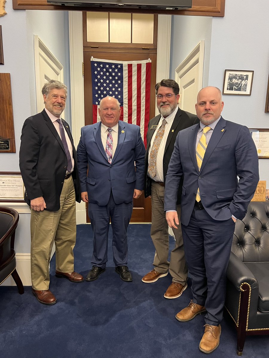 We are grateful for the leadership of House Committee on Agriculture Chairman Glenn “GT” Thompson <a href="/CongressmanGT/">Glenn "GT" Thompson</a>